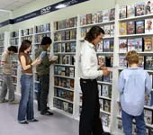 inside the video Store